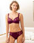 Culotte microfibre et guipure Rima - lot de 2 (prune)