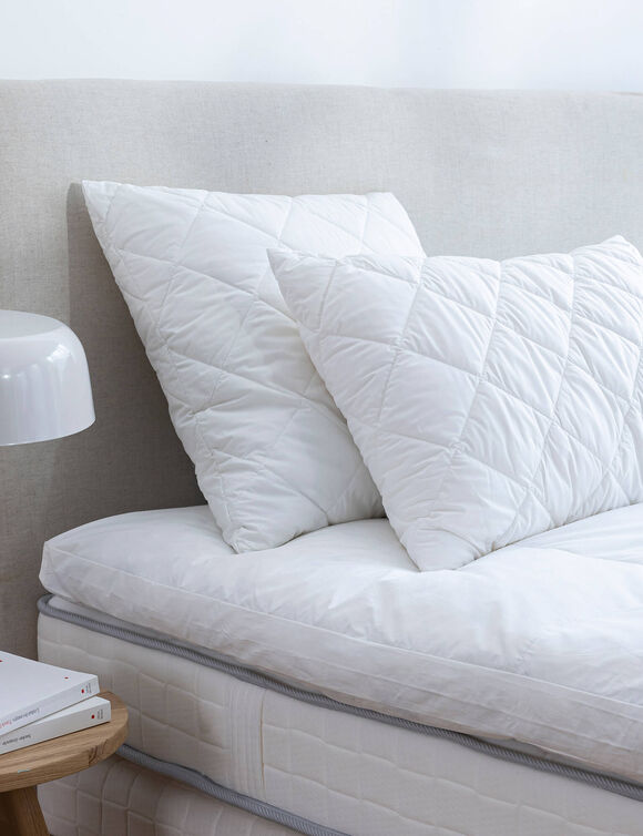 Oreiller mémoire de forme F.A.N.® Antibac ferme (blanc)