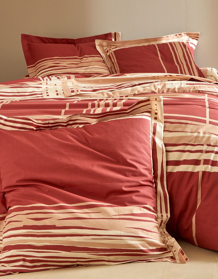 Linge de lit Augustin coton (terracotta)