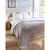 Couverture double face polaire et sherpa (taupe)