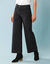Jeans met hoge taille, speciaal voor kleine vrouwen, binnenpijplengte 65 cm, wijde pasvorm, 7/8-lengte (zwart)