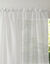 Panneau voile uni finition galon fronceur (blanc)