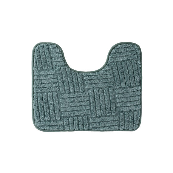 Tapis de bain effet damier (cèdre)