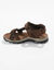 Klittenband wandelsandalen (bruin)