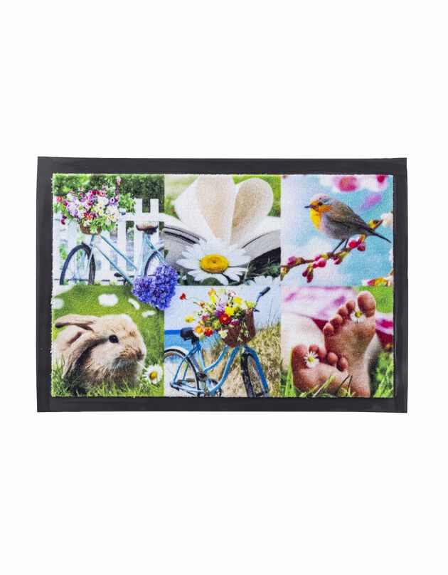 Tapis anti-poussière imprimé Été (multicolore)