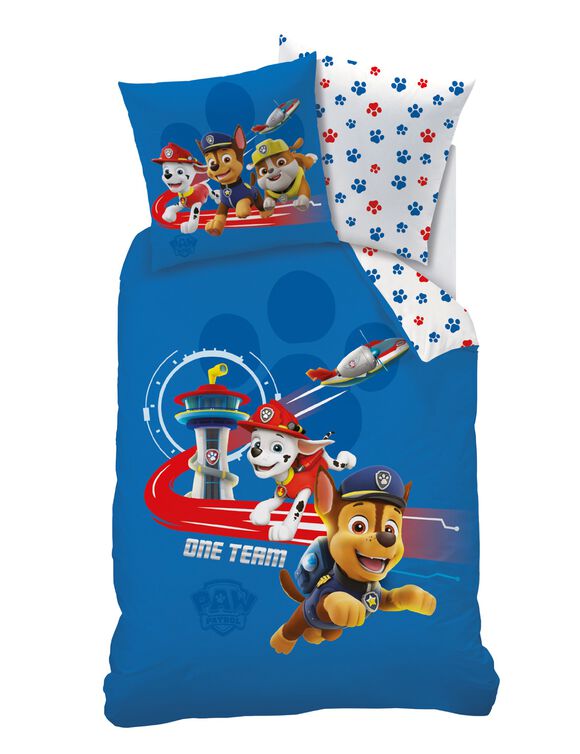 Lakenset Paw Patrol - katoen (blauw)