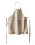 Vlekwerende schort met geometrische print (beige / wit)