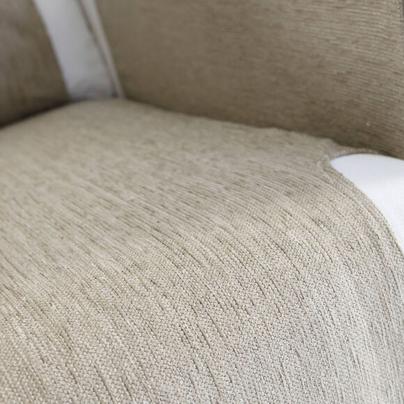 Salonbeschermer in chenillestof (beige)