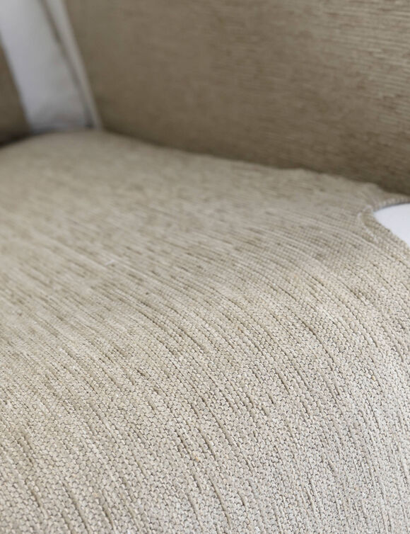 Prot&egrave;ge-salon tissu chenille (beige)