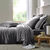 Drap-housse uni flanelle 130g/m&sup2; - bonnet 32 cm (anthracite)
