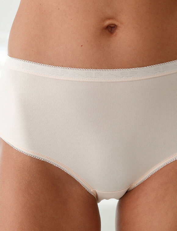 Basic maxislip - set van 3 (zwart + nude + wit)