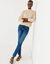 Pull col montant, laine d'agneau (beige)