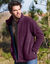 Extrawarme blouson in fleece (pruim / marine)