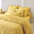 Linge de lit uni - coton 57 fils/cm&sup2; (jaune verveine)