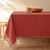 Nappe coton tissage artisanal (terracotta)