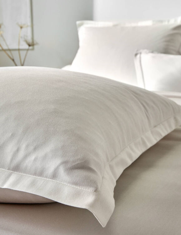 Linge de lit satin uni (beige clair)