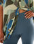 Legging taille haute, ventre plat (bleu paon)
