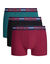 Dim&reg; katoenen boxershort &bdquo;Powerful&ldquo; &ndash; set van 3 (zwart + groen + bordeaux)
