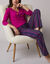 Pyjama-T-shirt met lange mouwen en bedrukking met Estrella-motief (fuchsia)