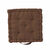 Coussin de sol uni coton (chocolat)