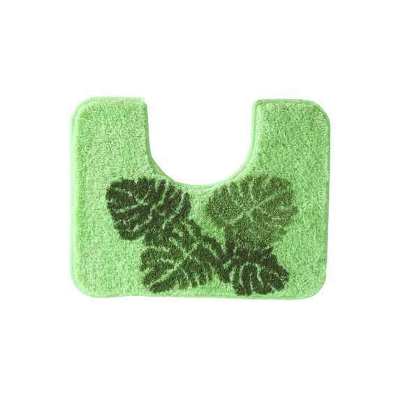 Tapis de bain motif jungle (vert)