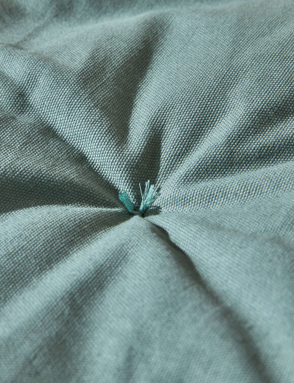Long coussin uni d'assise de canapé (eucalyptus)