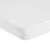 Matrasbeschermer in molton met ondoorlatende coating in polyurethaan, hoes 30 cm (wit)