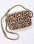 Tas met ketting, luipaardprint  (beige)