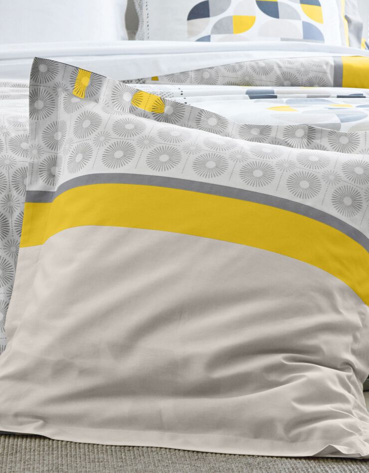 Linge de lit Delirium - coton, gris / jaune Linge de lit Delirium - coton, gris / jaune, hi-res image number 3