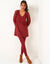 Legging taille élastiquée - lot de 2 (bordeaux + noir)