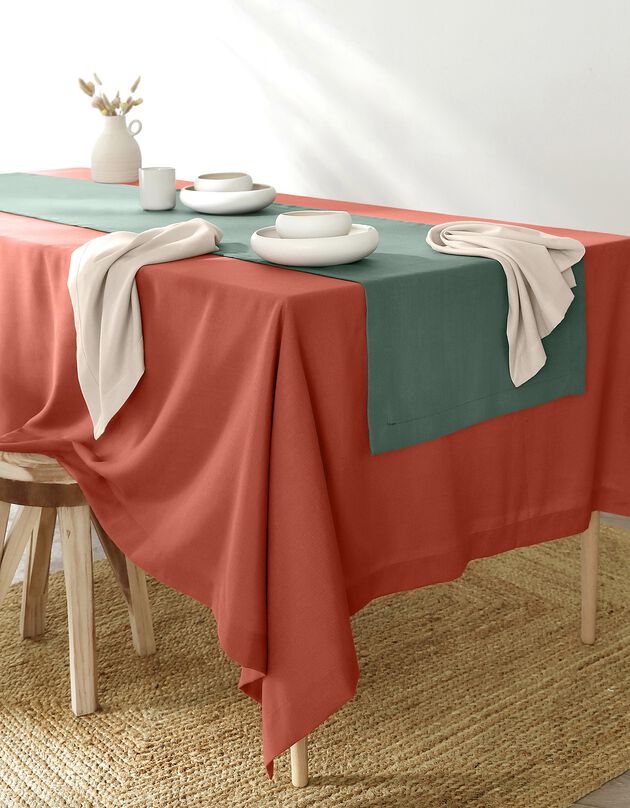 Nappe aspect lin (terracotta)
