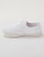 Sneakers in geborduurd canvas (wit)