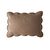 Couvre-lit uni style boutis Cassandre (taupe)