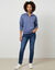 Sweatshirt met hoge kraag en ritssluiting, van geborsteld molton (lavendelblauw)