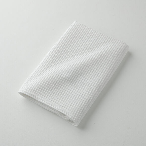Badhanddoek in bijenraattricot 320 g/m2 (wit)