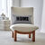 Coussin en coton, message HOME et carreaux tissé-teint  (zwart)