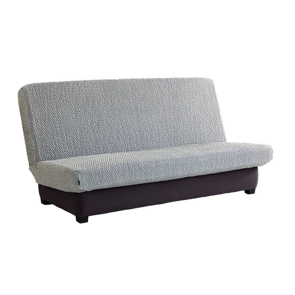 Housse clic-clac bi-extensible gaufrée (gris)