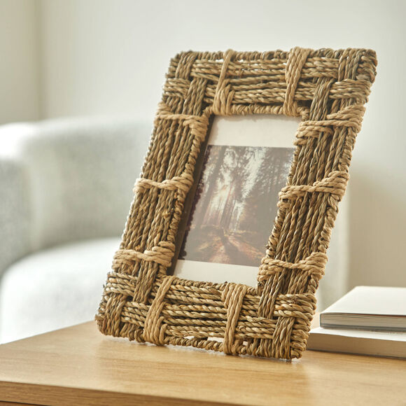Cadre photo corde 10x15 cm (naturel)