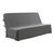 Housse canap&eacute; clic-clac standard microfibre (gris anthracite)
