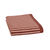 Handdoek in badstof met streepjes 500 g/m² (rood / wit)
