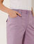 Bermuda in stretchstof met tailleband in tricot (parma)