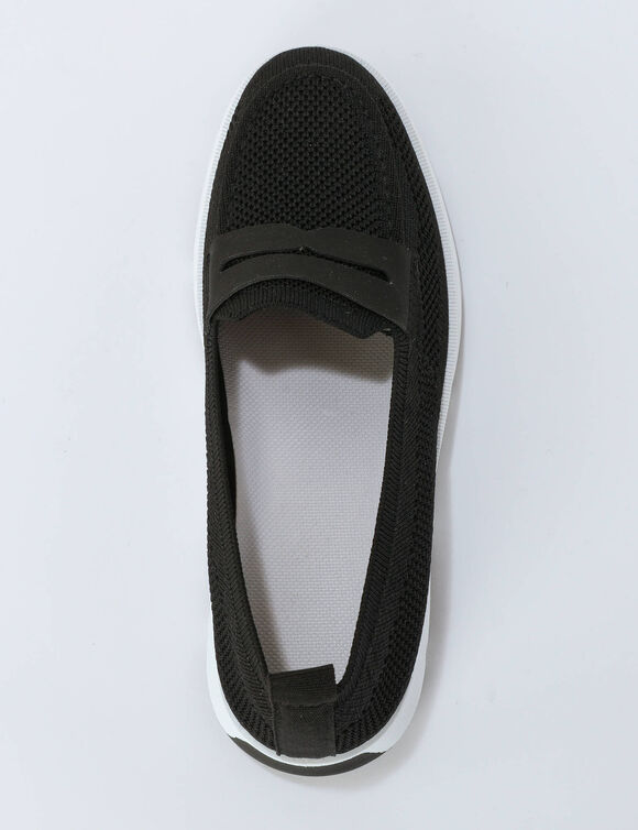 Mocassins souples mesh (noir)