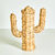 Decoratieve cactus in zeegras (naturel)