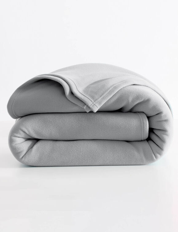 Composition • Maille polaire 100% polyester, 450 g/m²  Description • Couverture polaire Thermotec® réputée pour ses qualités d'excellence : contact i (gris clair)