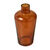 Vase lisse en verre ambré (ambre)