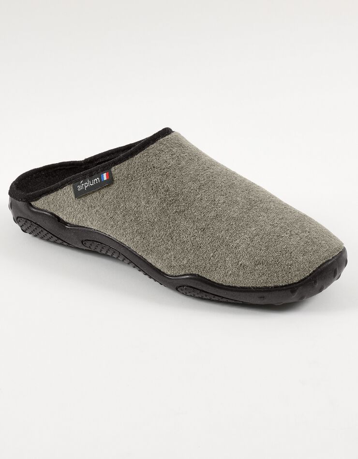Mules homme semelles Airplum textile éponge, kaki Mules homme semelles Airplum textile éponge, kaki, hi-res image number 0