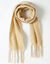 Warme sjaal met franjes (beige)