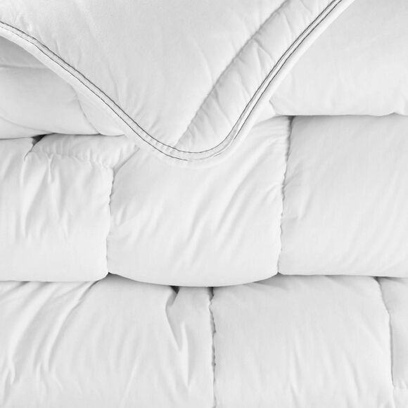 Couette coton biologique** 300 g/m&sup2; grand confort (blanc)