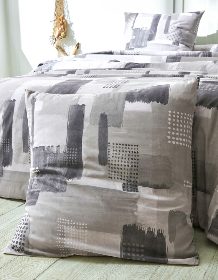 Linge de lit Mani - coton polyester, gris Linge de lit Mani - coton polyester, gris, hi-res image number 1
