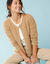 Gilet paletot Spécial Petites, maille poilue (beige) Gilet paletot Spécial Petites, maille poilue (beige)